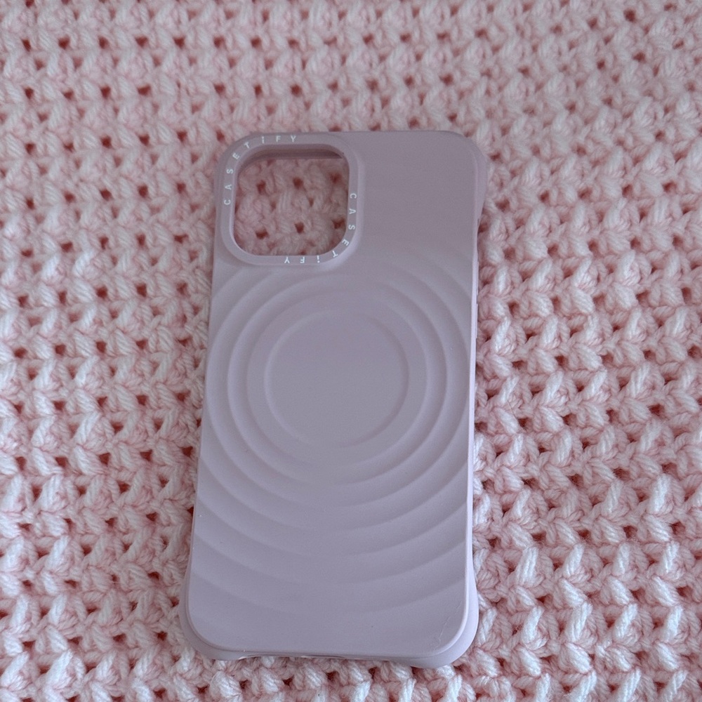Light pink casetify essentials case